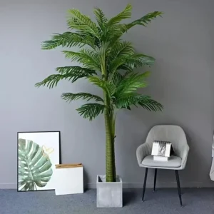 Zerona™ | Palmier Artificiel Raffiné, Élément Décoratif Élégant & Cadeau Idéal pour Tout Espace